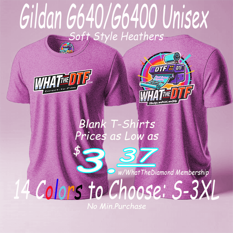 Gildan SoftStyle T-Shirt G6400 Heather Colors